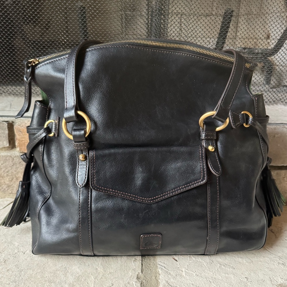 Dooney &  Bourke The Smith Bag in Black Florentine Leather
